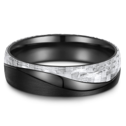 Eksklusive Vielsesringe Black Titanium BT-13