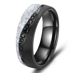 Eksklusive Vielsesringe Black Titanium BT-13
