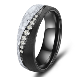 Eksklusive Vielsesringe Black Titanium BT-13