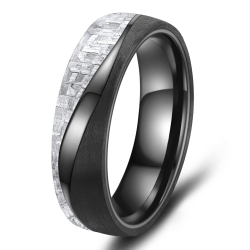 Eksklusive Vielsesringe Black Titanium BT-13