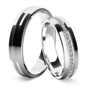 Eksklusive Vielsesringe Diamond Dreams B008-2