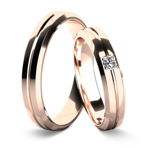 Eksklusive Vielsesringe Diamond Dreams B010-3