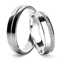 Eksklusive Vielsesringe Diamond Dreams B011-45-2