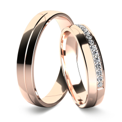 Eksklusive Vielsesringe Diamond Dreams B012-40-3