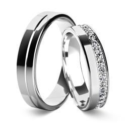 Eksklusive Vielsesringe Diamond Dreams B014-45-2