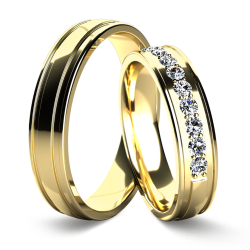 Eksklusive Vielsesringe Diamond Dreams B016-1