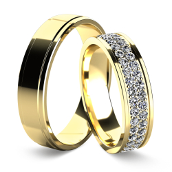 Eksklusive Vielsesringe Diamond Dreams B018-1