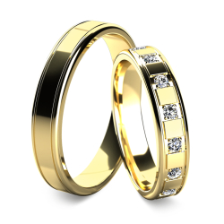 Eksklusive Vielsesringe Diamond Dreams B023-1