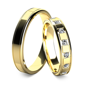 Eksklusive Vielsesringe Diamond Dreams B023-1