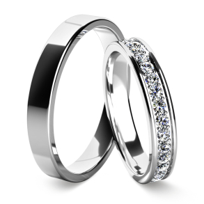 Eksklusive Vielsesringe Diamond Dreams B026-35-2