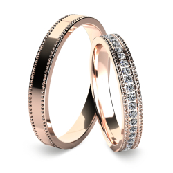 Eksklusive Vielsesringe Diamond Dreams B035-30-3