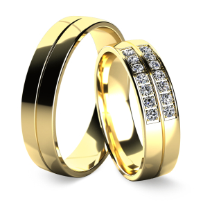 Eksklusive Vielsesringe Diamond Dreams B040-50-1