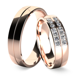 Eksklusive Vielsesringe Diamond Dreams B040-50-3