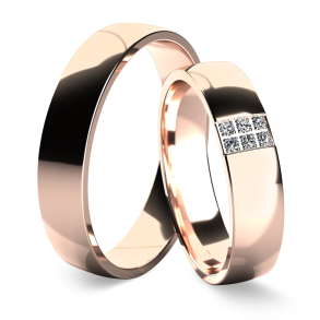 Eksklusive Vielsesringe Diamond Dreams B049-3