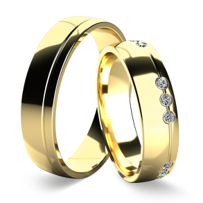 Eksklusive Vielsesringe Diamond Dreams B058-1