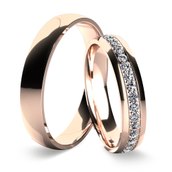 Eksklusive Vielsesringe Diamond Dreams B070-40-3