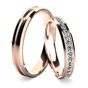 Eksklusive Vielsesringe Diamond Dreams B072-3