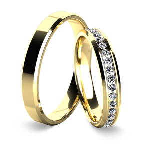 Eksklusive Vielsesringe Diamond Dreams B074-1