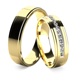 Eksklusive Vielsesringe Diamond Dreams B078-1