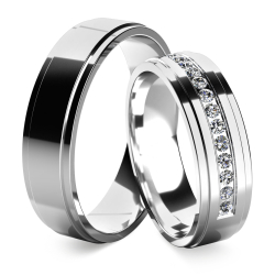 Eksklusive Vielsesringe Diamond Dreams B079-2