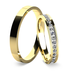 Eksklusive Vielsesringe Diamond Dreams B080-1