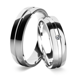 Eksklusive Vielsesringe Diamond Dreams B084-2