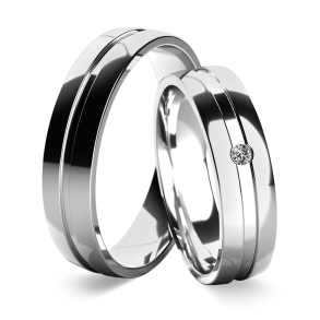 Eksklusive Vielsesringe Diamond Dreams B084-2