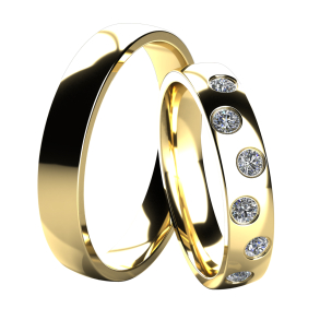 Eksklusive Vielsesringe Diamond Dreams B089-1