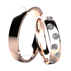 Eksklusive Vielsesringe Diamond Dreams B089-3