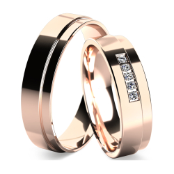 Eksklusive Vielsesringe Diamond Dreams B097-3