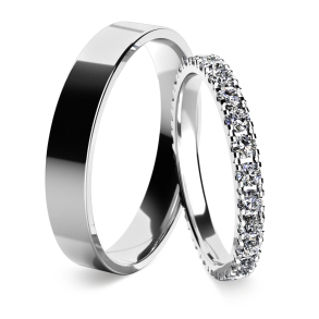 Eksklusive Vielsesringe Diamond Dreams B109-2