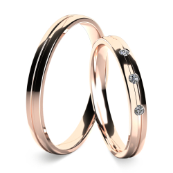 Eksklusive Vielsesringe Diamond Dreams B122-3