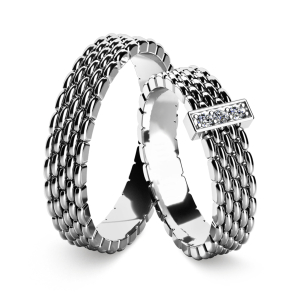 Eksklusive Vielsesringe Diamond Dreams B350-2