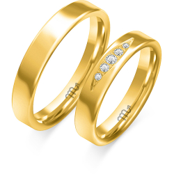 Eksklusive Vielsesringe Simply Love C108