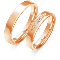 Eksklusive Vielsesringe Simply Love C108-2