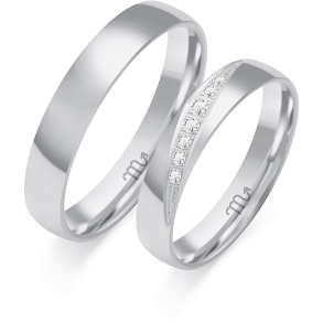 Eksklusive Vielsesringe Simply Love Silver C124S
