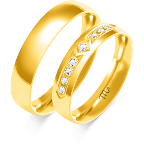 Eksklusive Vielsesringe Simply Love C129