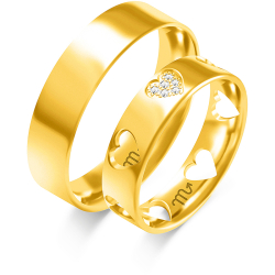 Eksklusive Vielsesringe Simply Love C138