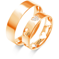 Eksklusive Vielsesringe Simply Love C138-2