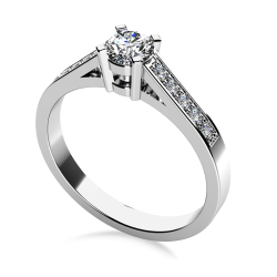 Forlovelsesring Dreams Hvidguld C25h