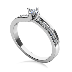 Forlovelsesring Dreams Hvidguld C29h