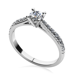 Forlovelsesring Dreams Hvidguld C34h