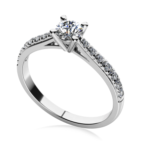 Forlovelsesring Dreams Hvidguld C34h