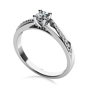 Forlovelsesring Dreams Hvidguld C36h