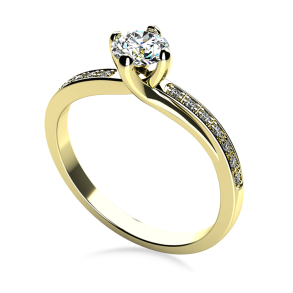 Forlovelsesring Dreams Guld C39g