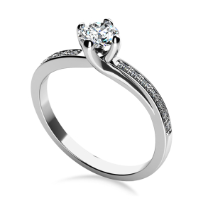 Forlovelsesring Dreams Hvidguld C39h