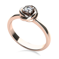 Forlovelsesring Dreams Rosaguld C41r