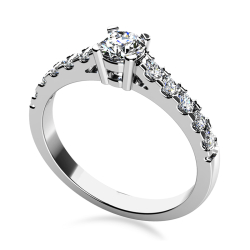 Forlovelsesring Dreams Hvidguld C47h