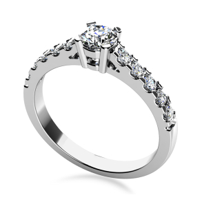 Forlovelsesring Dreams Hvidguld C47h