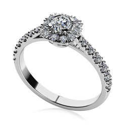 Forlovelsesring Dreams Hvidguld C48h